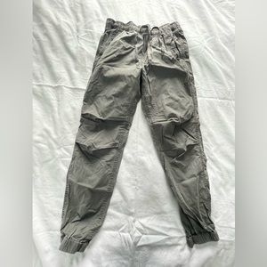 American Eagle Grey Jogger Pants elastic waistband.  Men’s XS. EUC